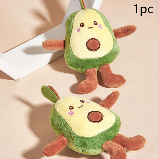 1 cartoon Avocado Shaped Pet Plush Toy for - MyPetDollar.com