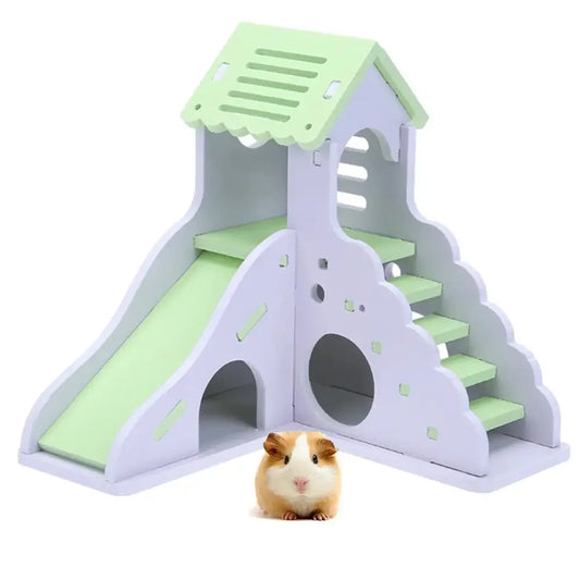 Colorful Mini Eco-board Wooden Slide DIY - MyPetDollar.com