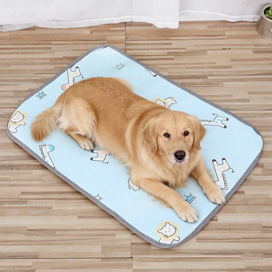 Washable & Soft Pet Cooling Mat Ice Slik - MyPetDollar.com