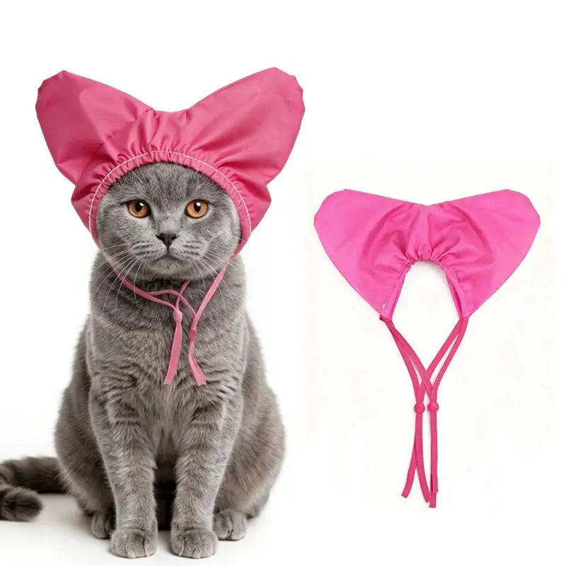Adjustable Waterproof Shower Cap for Cats & - MyPetDollar.com