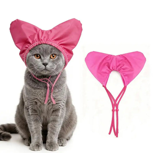Adjustable Waterproof Shower Cap for Cats & - MyPetDollar.com