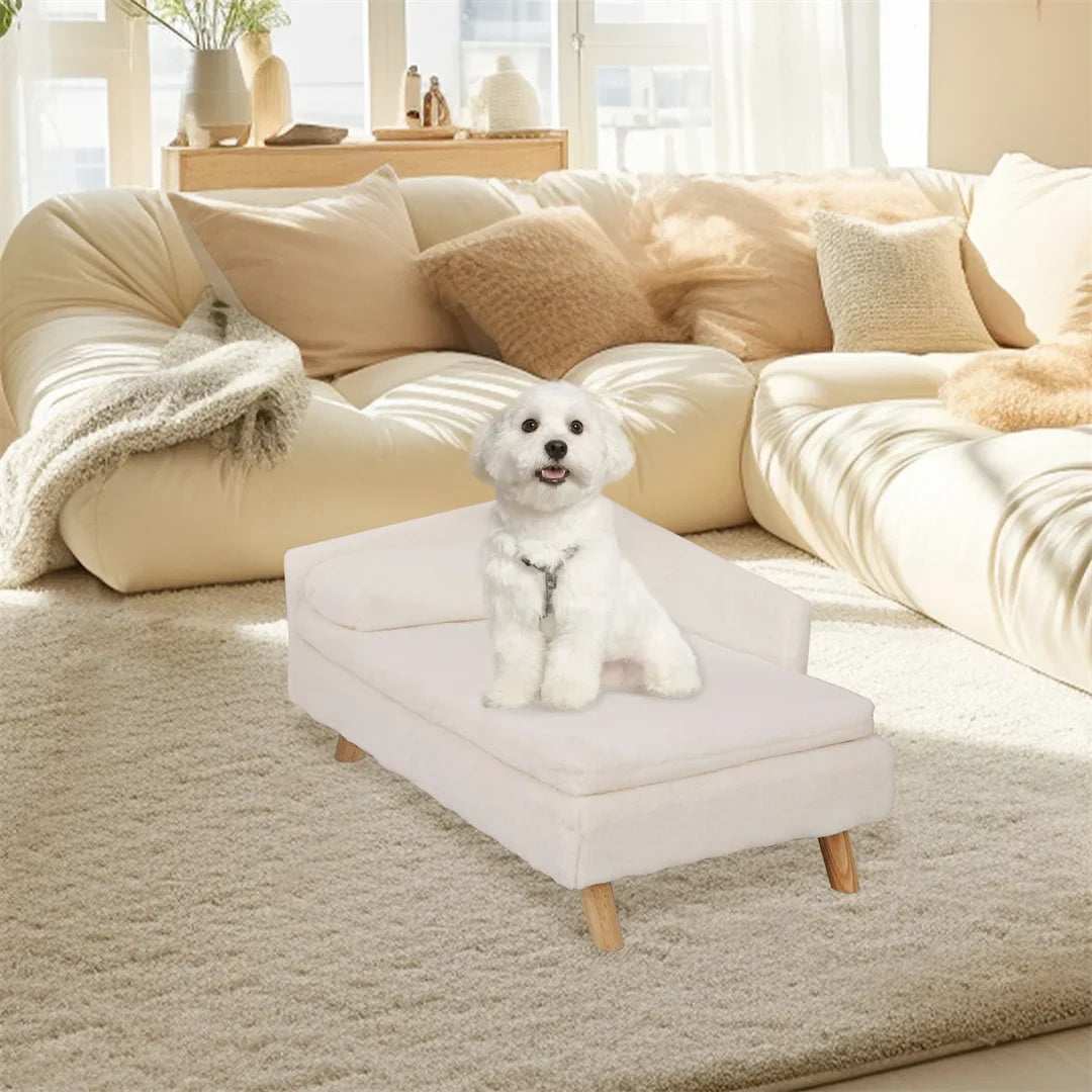L Shape Dog Sofa Bed Cat Cushion Chaise - MyPetDollar.com