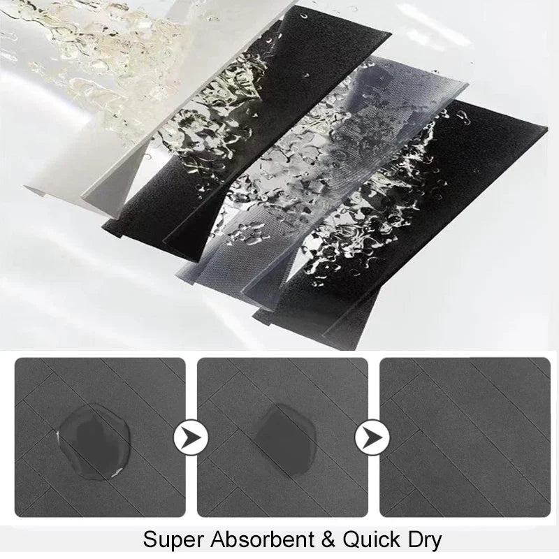 Rubber Pet Feeding Mat for Food and Water Bowl – view 3