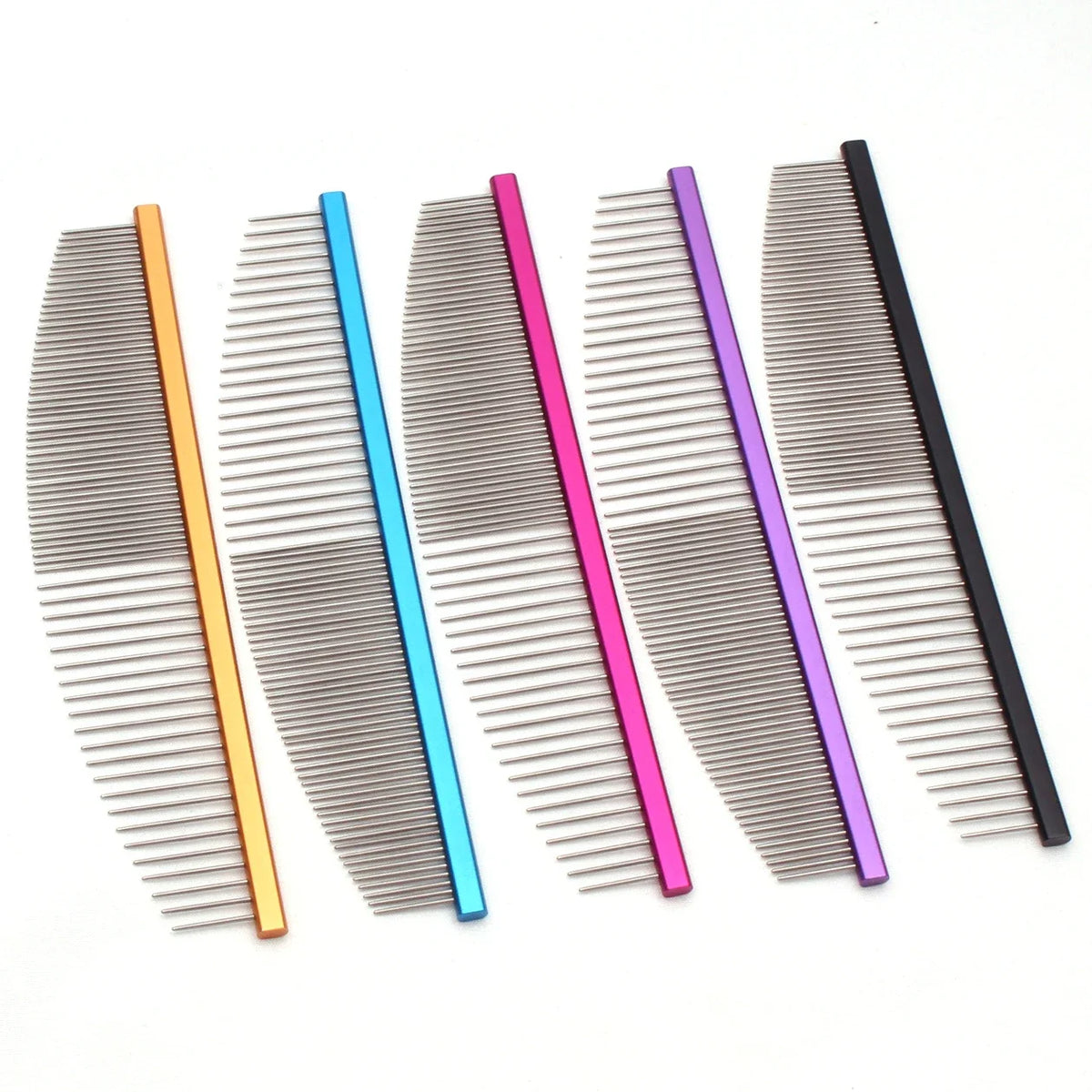 Pet Comb Aluminium Handle Dog Grooming Comb - MyPetDollar.com