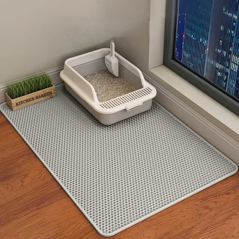 60CMX90CM Cat Litter Mat Waterproof Double - MyPetDollar.com