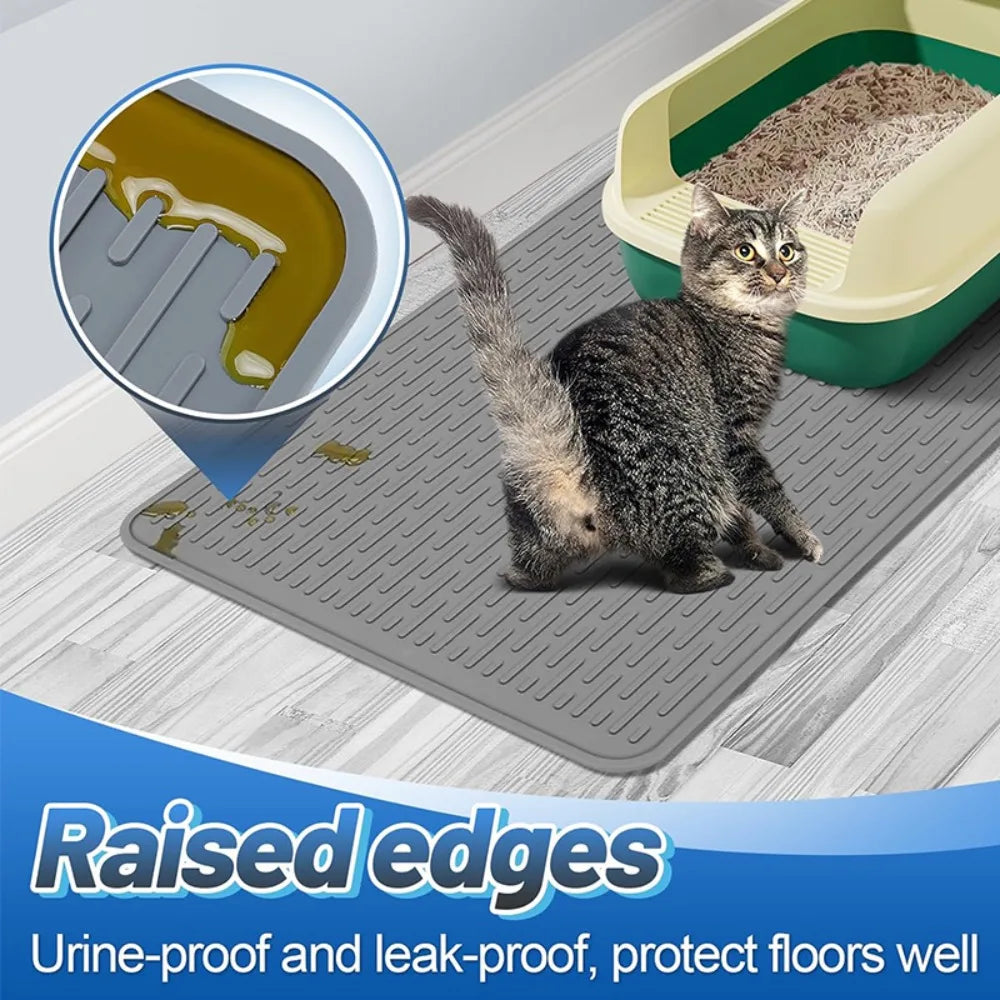 Large Waterproof Silicone Pet Mat for Cats - MyPetDollar.com