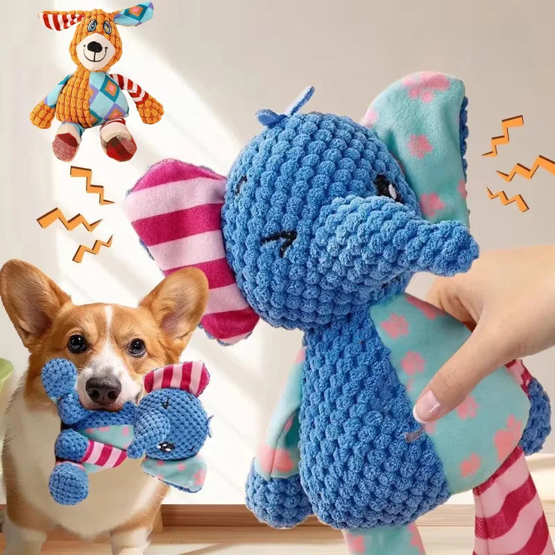 Pet Plush Toy Cute Animals Bite Resistant - MyPetDollar.com