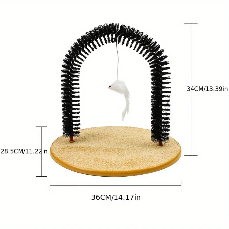 Cat Arch Self Grooming and Massage Toy Hair Brush – view 2