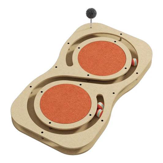 Wooden Pet Cat Toys Interactive Cardboard - MyPetDollar.com