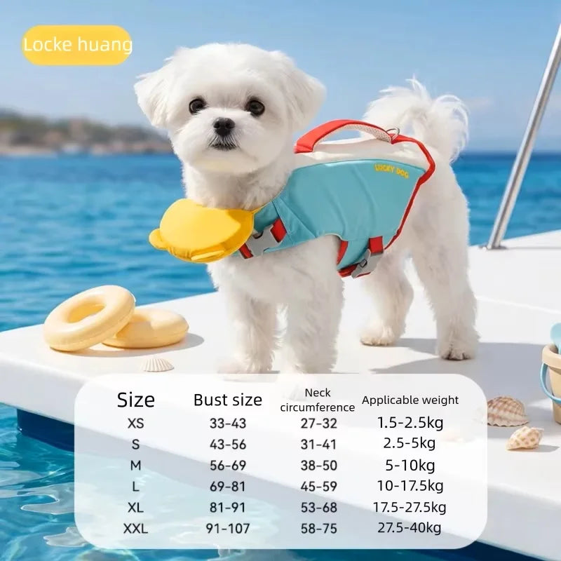 Summer Dog/Cat Life Jacket EPE Buoyancy Vest - MyPetDollar.com