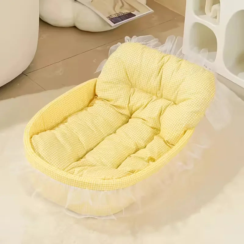 Cat Nest Macaroon Colour Small Dog Crate, Warm