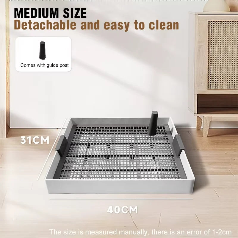 Flat Dog Potty Tray for Small & Medium-sized