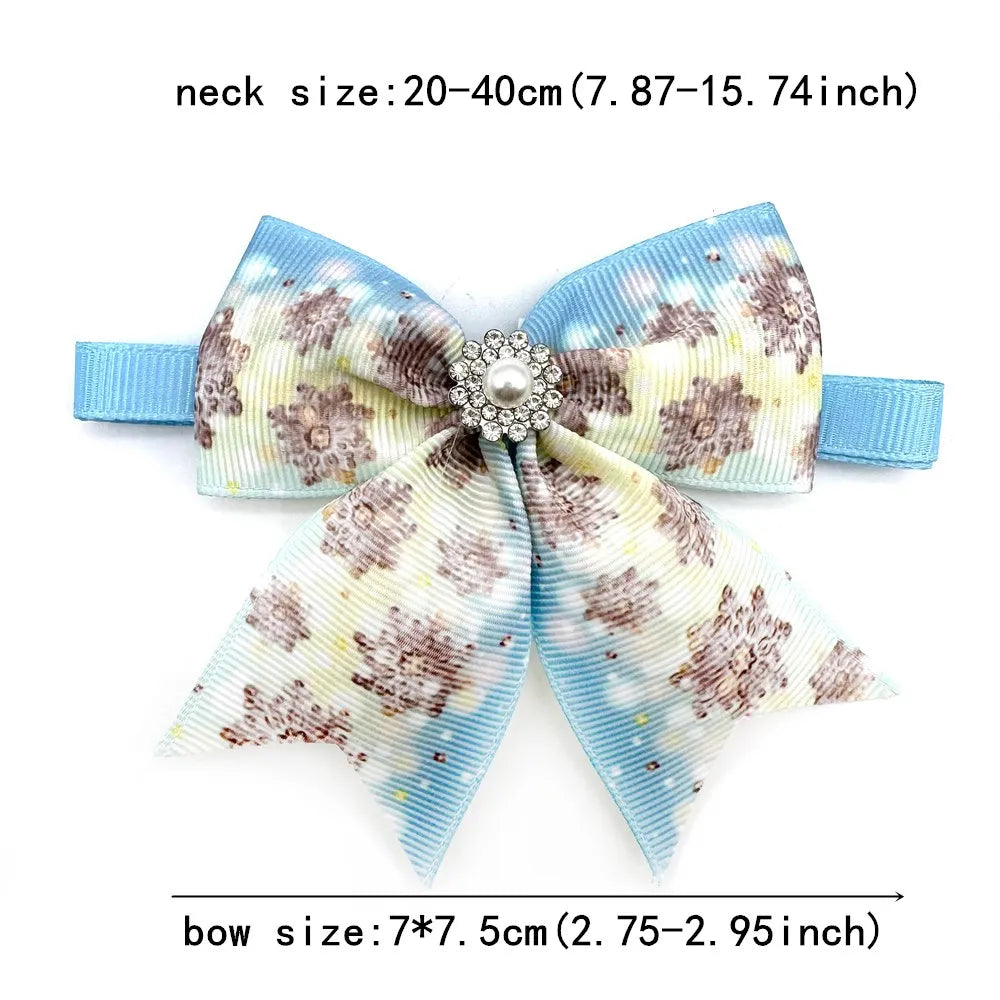 50/100pcs Winter Style Small Dog Bow Tie Pet - MyPetDollar.com
