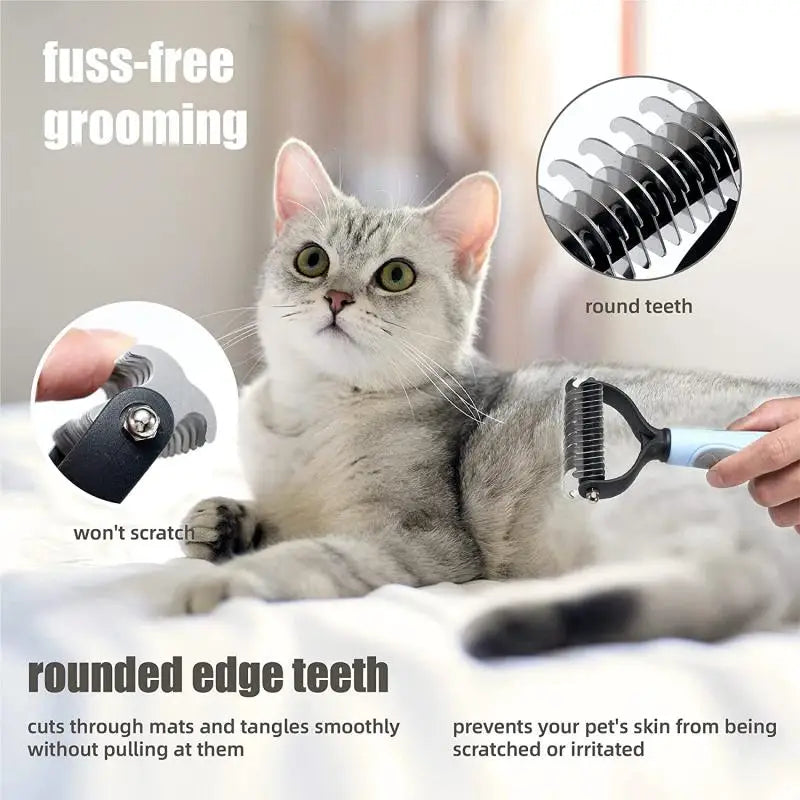 Pets Fur Knot Cutter Dog Grooming Shedding - MyPetDollar.com
