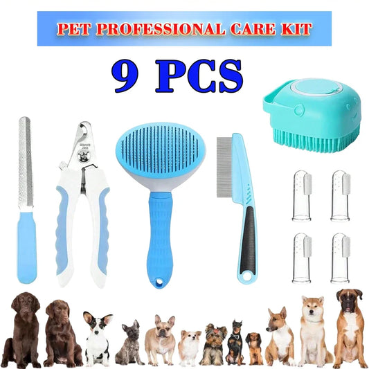 1 or 9PCS Pet Grooming Kit Dog Cat Nail - MyPetDollar.com