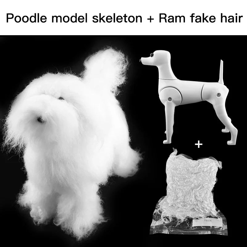 Fenice Pet Simulation Hair Grooming Fake Dog - MyPetDollar.com
