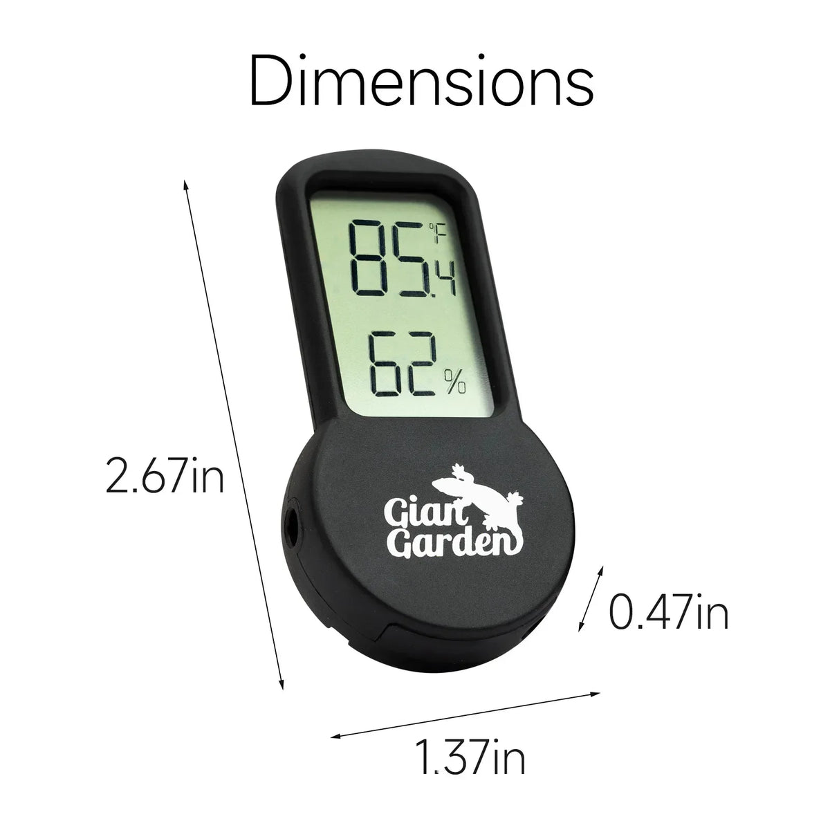 Reptile Hygrometer & Thermometer for Terrarium – 3 Colors