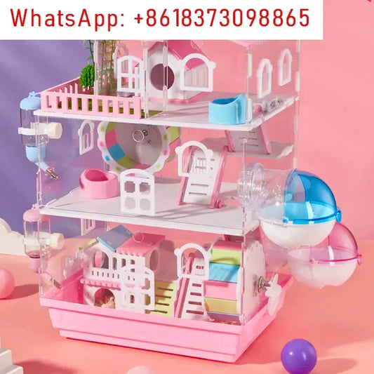 2/3 Layer Acrylic Pet Hamster Cage - MyPetDollar.com