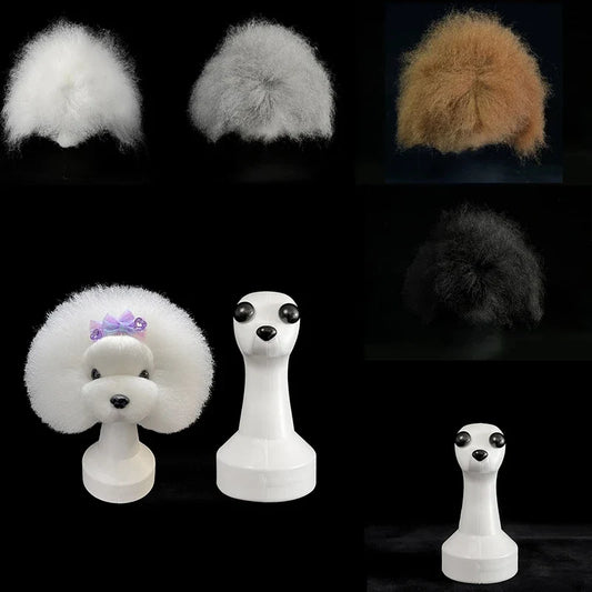 Fake Dog Head Model Pet Grooming Teddy Pet - MyPetDollar.com