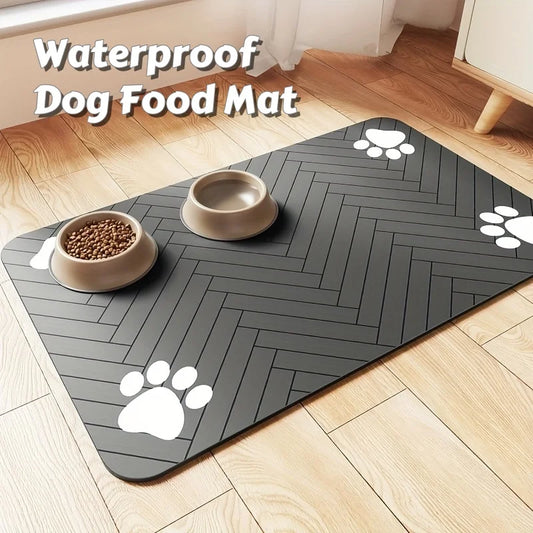 Waterproof Dog Food Mat – Heavy-Duty - MyPetDollar.com