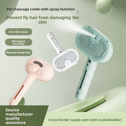 Pet Spray Grooming Brush with Mist Function - MyPetDollar.com