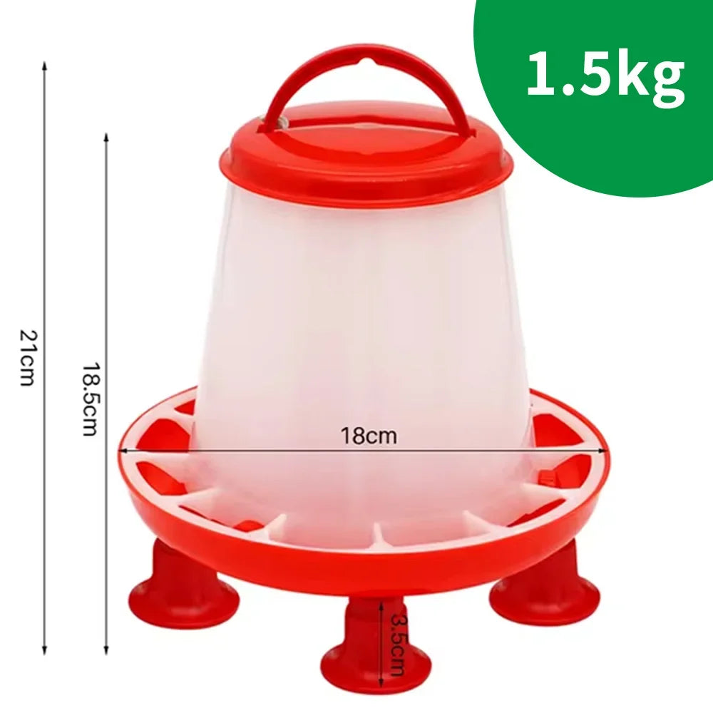 1.5kg 3l Automatic Chicken Food Feeder – Livestock Feeders & Waterers