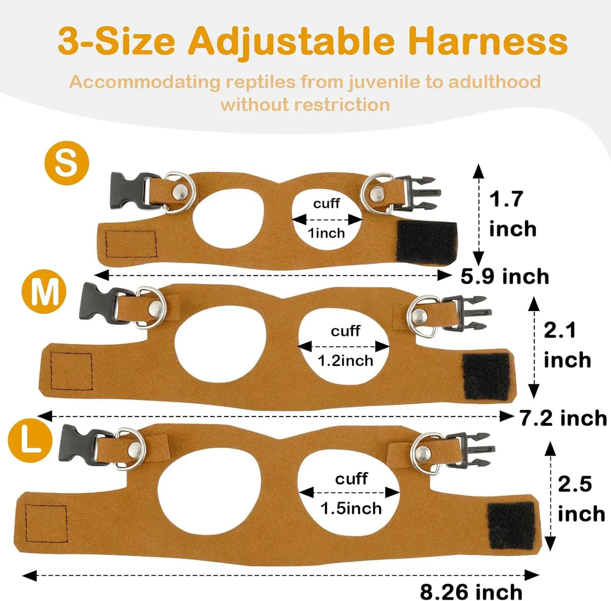 Adjustable Soft Leather Vest for Bearded - MyPetDollar.com