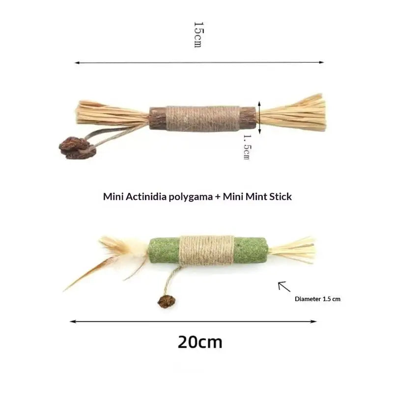1/2PCS Cat Toys Made Of Wood Knotweed - MyPetDollar.com