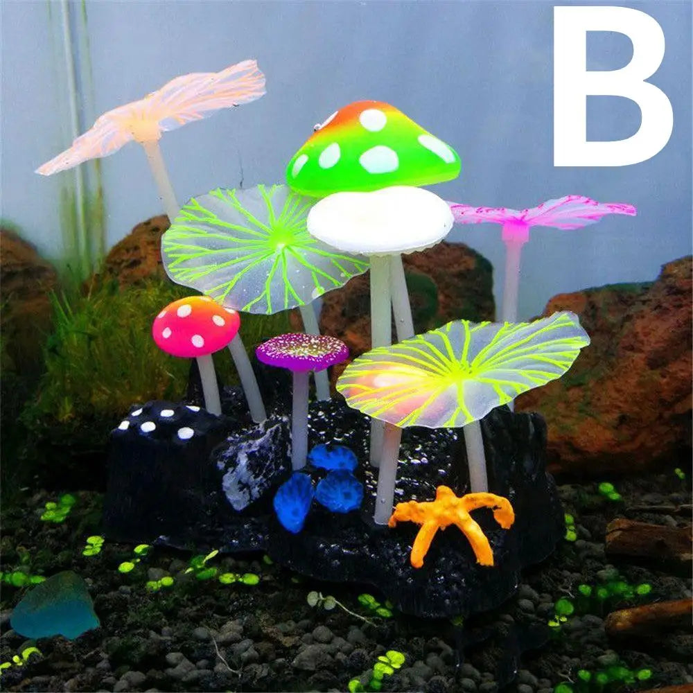 9pcs Artificial Plants Fish Tank Decorations - MyPetDollar.com
