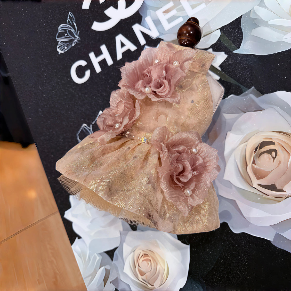 Luxury Handmade Cat Dog Wedding Dress - MyPetDollar.com