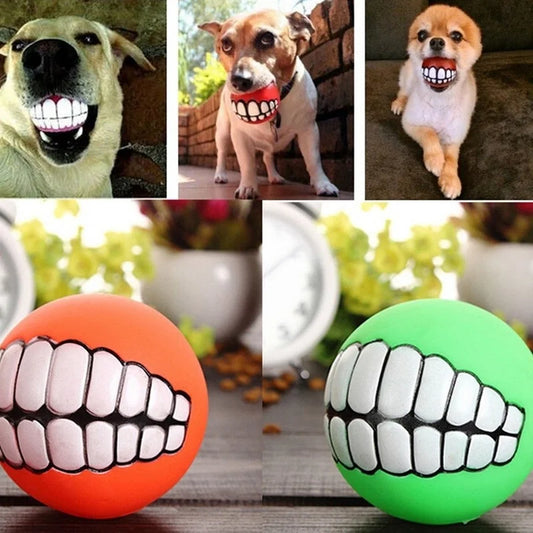 Pet Dog Puppy Ball Teeth Silicon Chew Toys - MyPetDollar.com
