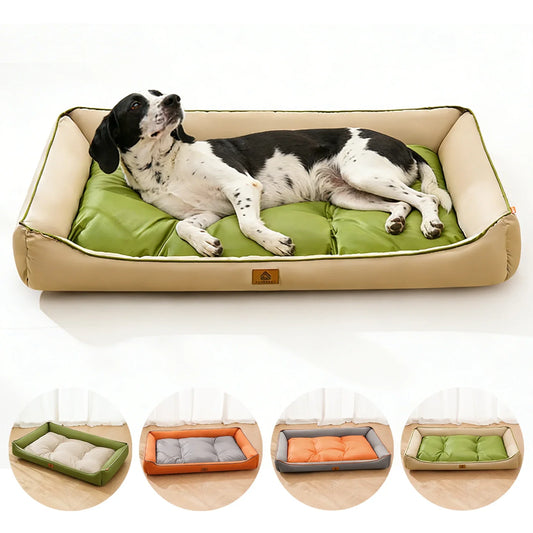 Square Cute Waterproof Large Dog Bed Color - MyPetDollar.com