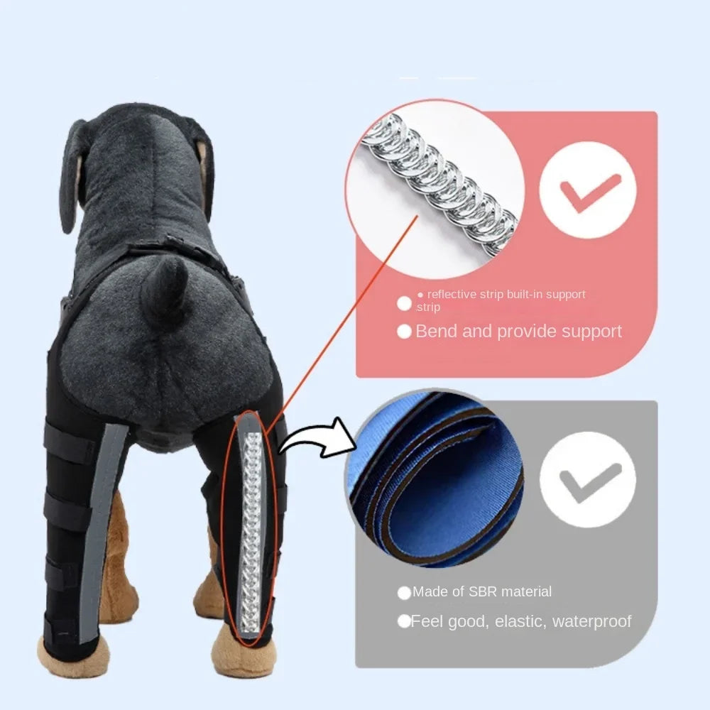 Pet Puppy Knee Pads Dog Back Leg Braces for - MyPetDollar.com