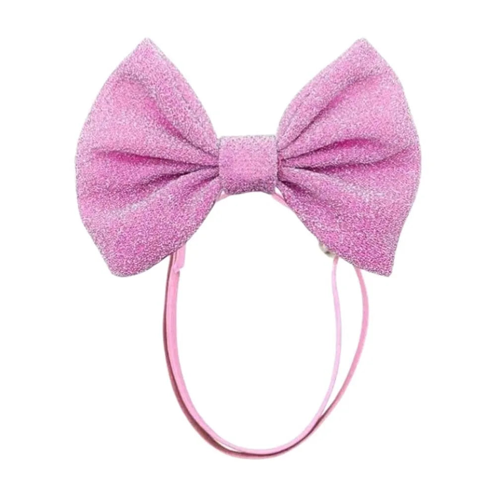 Cloth Dog Hair Bow Headbands Colorful Bowknot Pet – 6 Colors