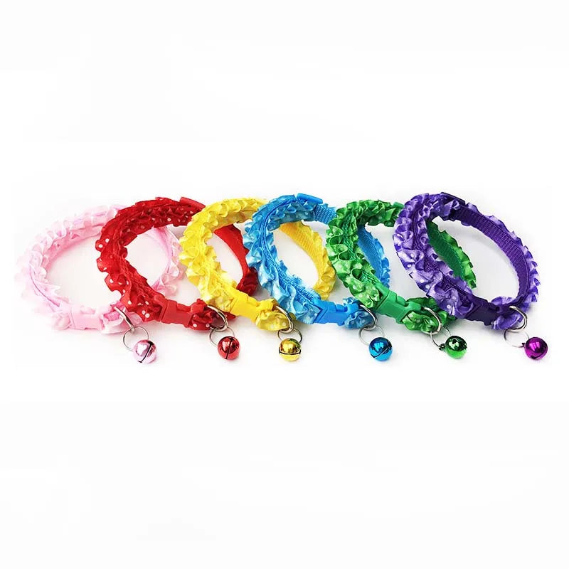 Cute Lace Sweet Pet Collar Necklace Dog Cat - MyPetDollar.com