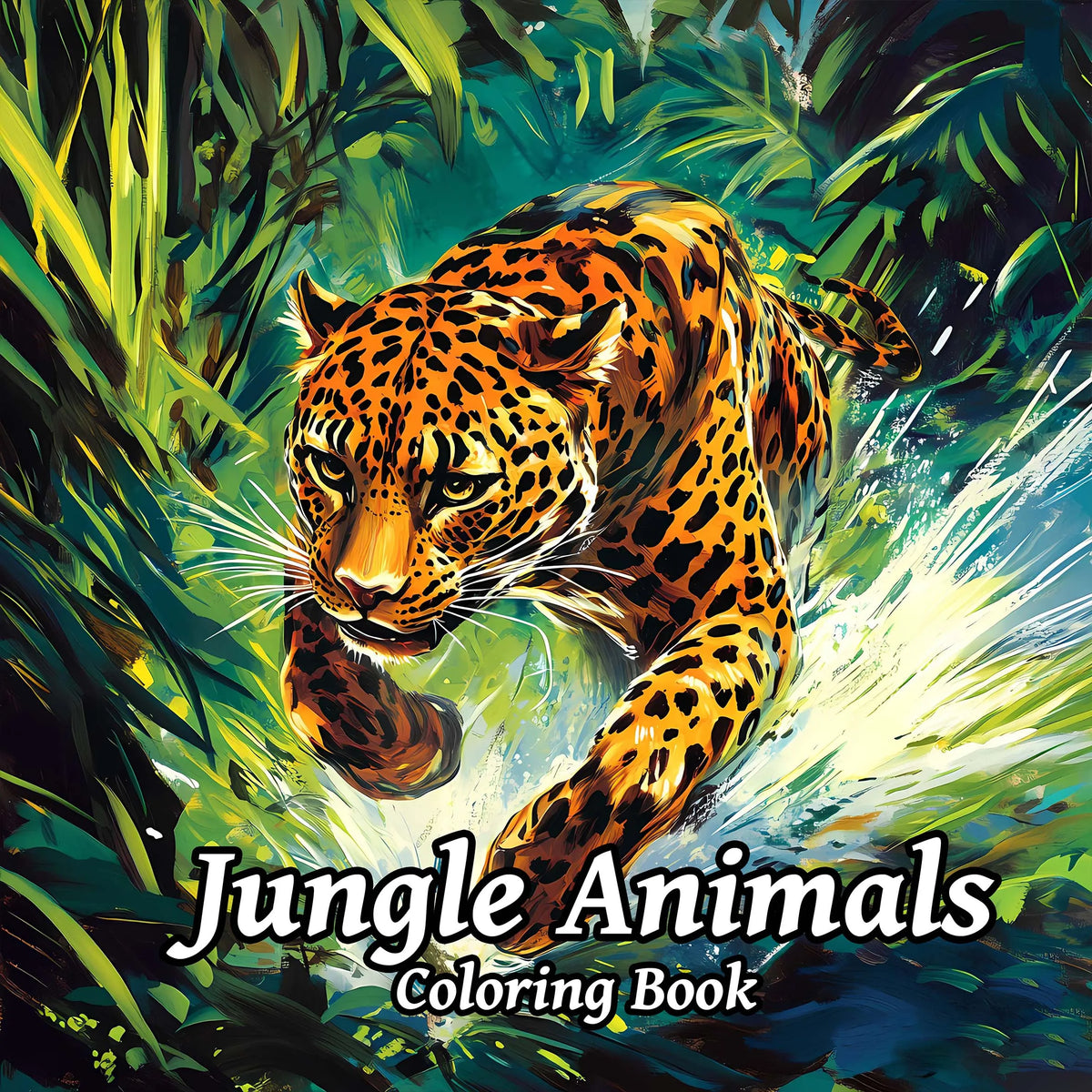 Jungle Animals Coloring Book Teenagers - MyPetDollar.com