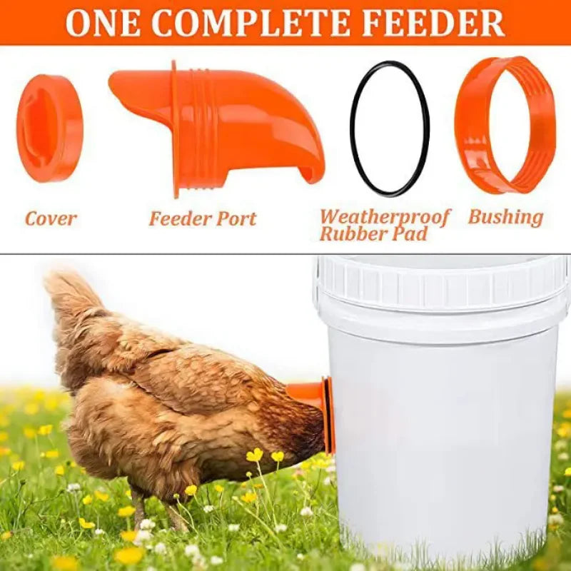 Automatic Gravity Chicken Feeder DIY - MyPetDollar.com