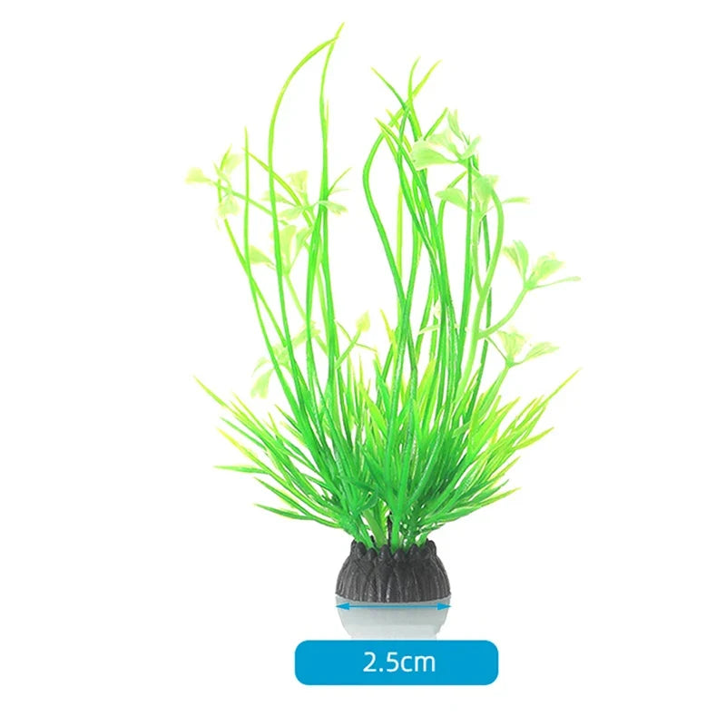 Simulation Artificial Plants Aquarium Decor Plastic Underwater – 22 Colors