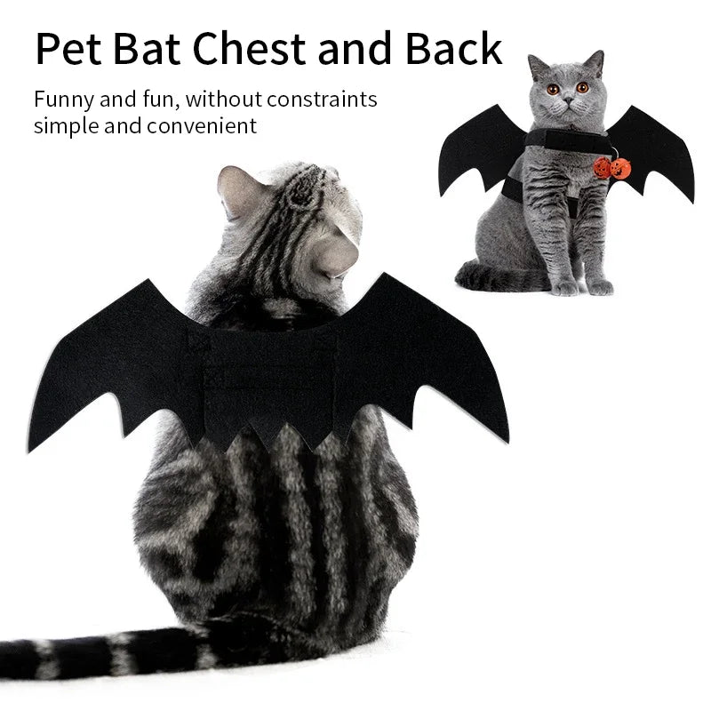 1Pc Cat Costume, Halloween Cat Costume Bat - MyPetDollar.com