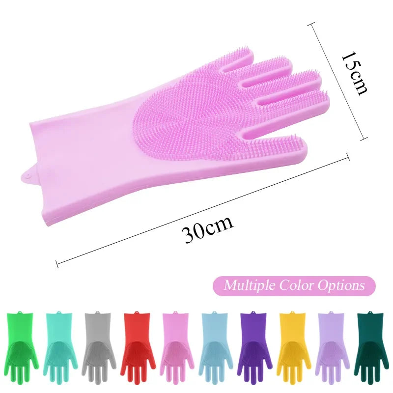 Pet Grooming Cleaning Gloves Dog Cat Bathing - MyPetDollar.com
