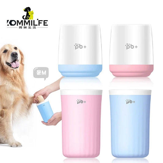 Dog Paw Cleaner Cup Paw Brush Soft Silicone - MyPetDollar.com