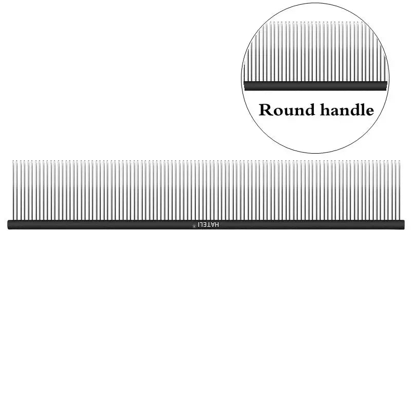 0.1cm Dense Toothed Pet Comb Light