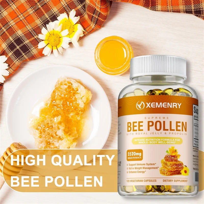 Bee Pollen Capsules - Supports Immune - MyPetDollar.com