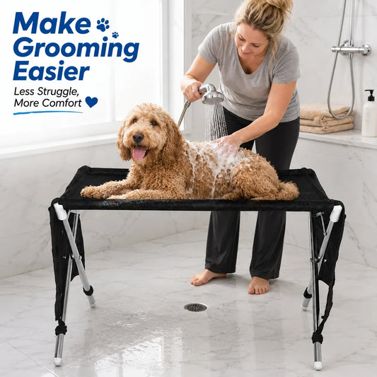Dog Bathing Hammock Stand Foldable Pet - MyPetDollar.com
