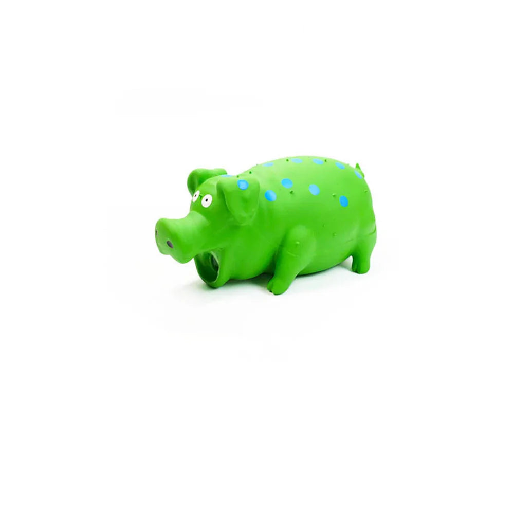 Pet Latex Pig Toy - Squeaky, Spotted, - MyPetDollar.com