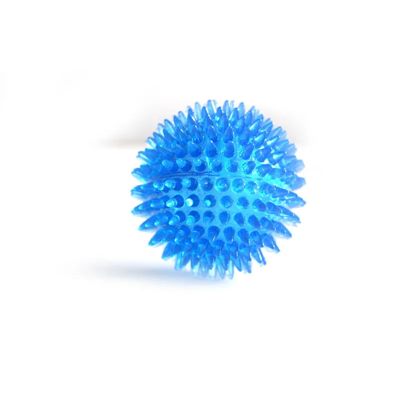 Durable TPR Chew Thorn Ball Polka Dot - MyPetDollar.com
