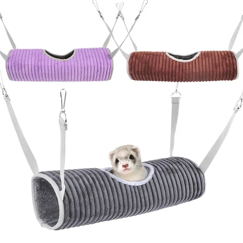 Hamster Cage Hammock Ferret Hide Tunnel Warm - MyPetDollar.com