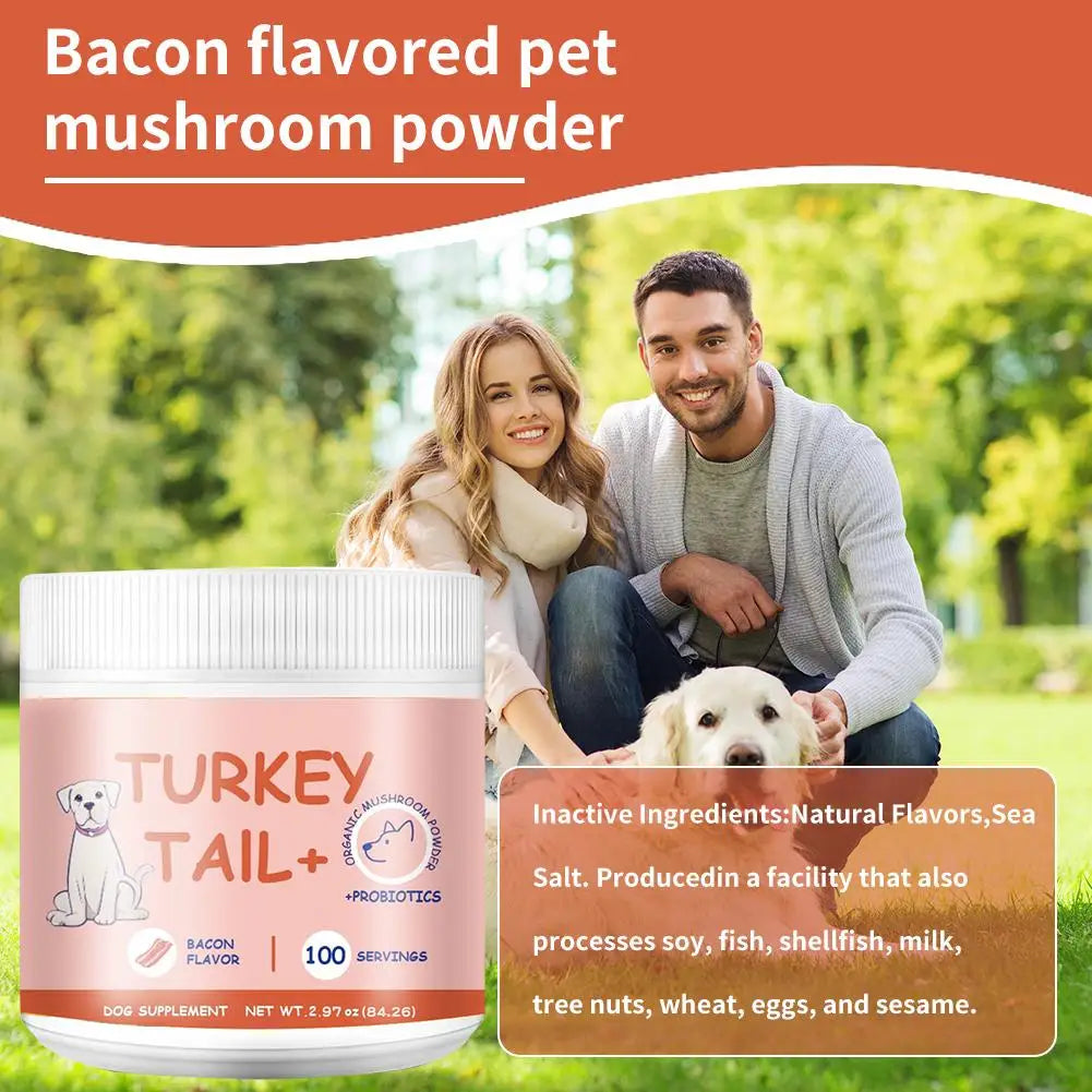 1/2/3PCS Bacon Taste Pet Mushroom Powder - MyPetDollar.com
