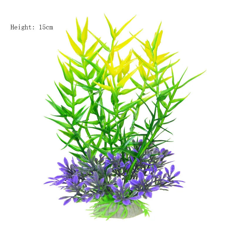 Artificial Aquarium Decor Plants Water Weeds - MyPetDollar.com