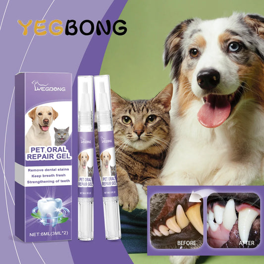 YEGBONG 2PCS Pet Oral Care Gel Bad Breath - MyPetDollar.com
